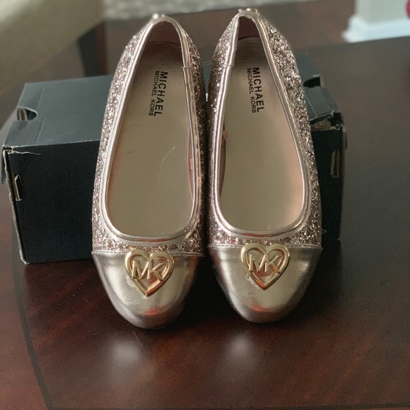 rose gold little girl shoes